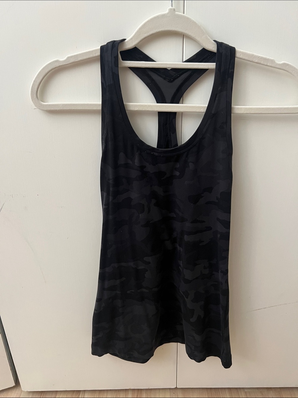 lululemon athletica Black Camo Racerback Tank